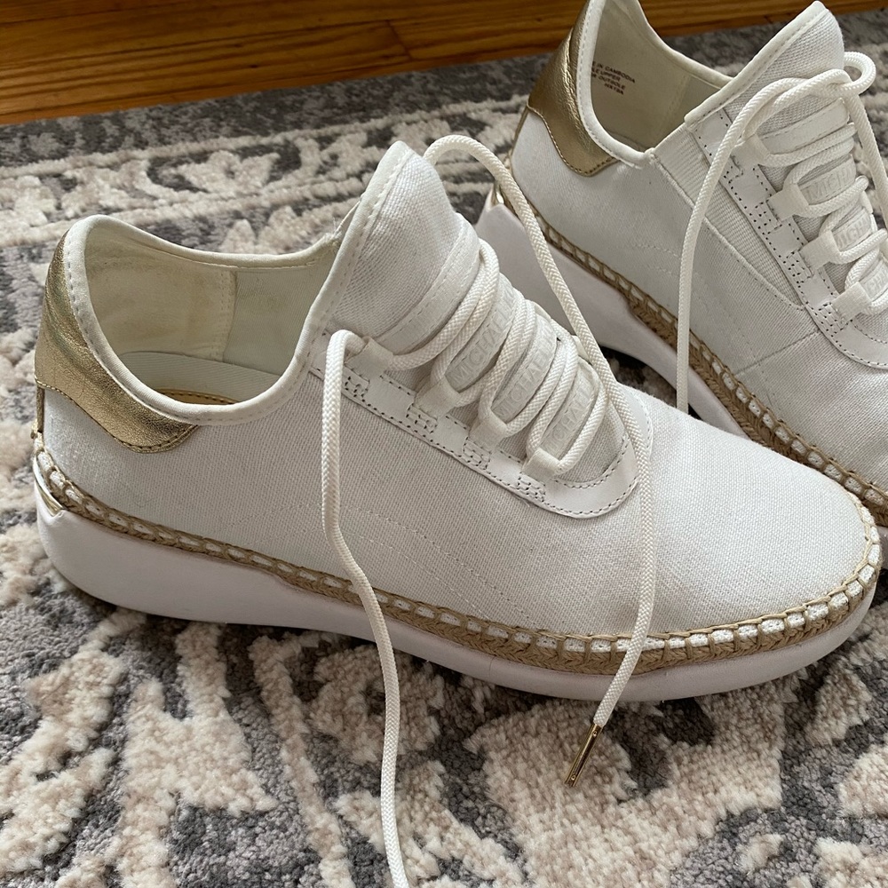 MICHAEL KORS - Finch Canvas & Leather Sneaker